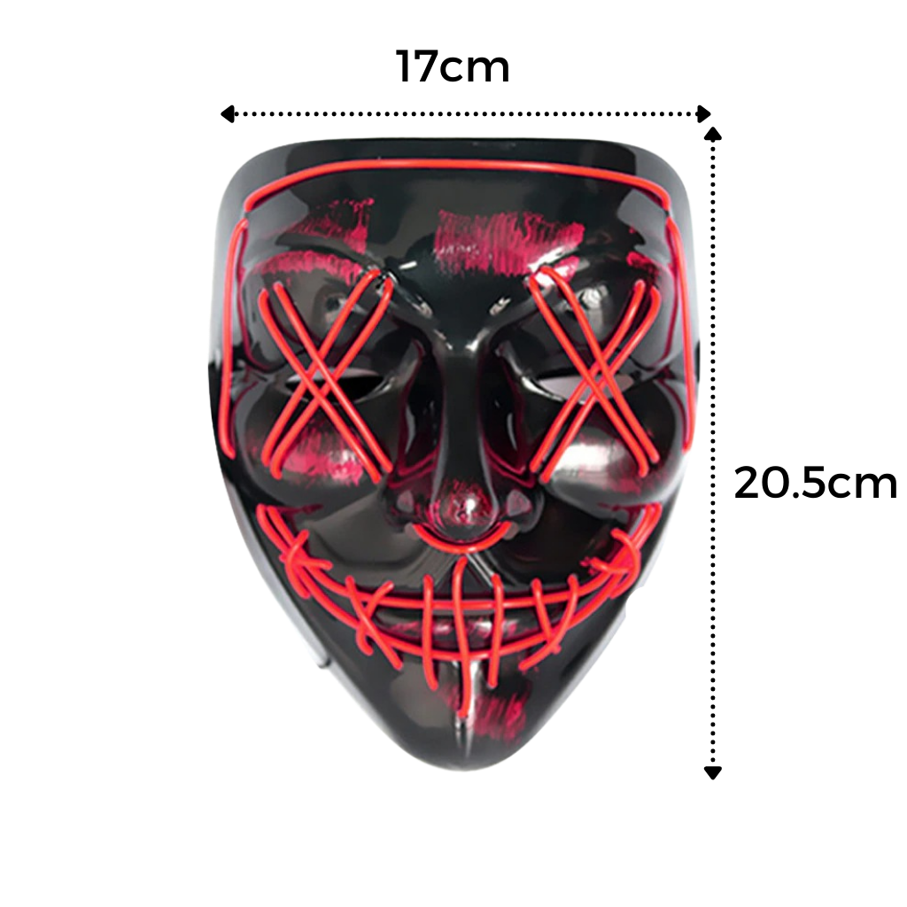 Neon LED mask - Ozerty