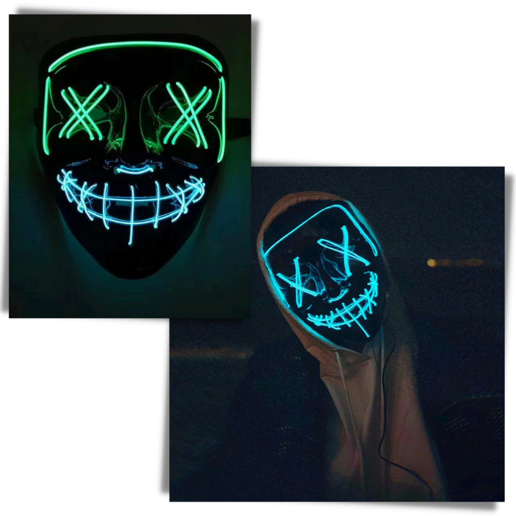 Neon LED mask - Ozerty