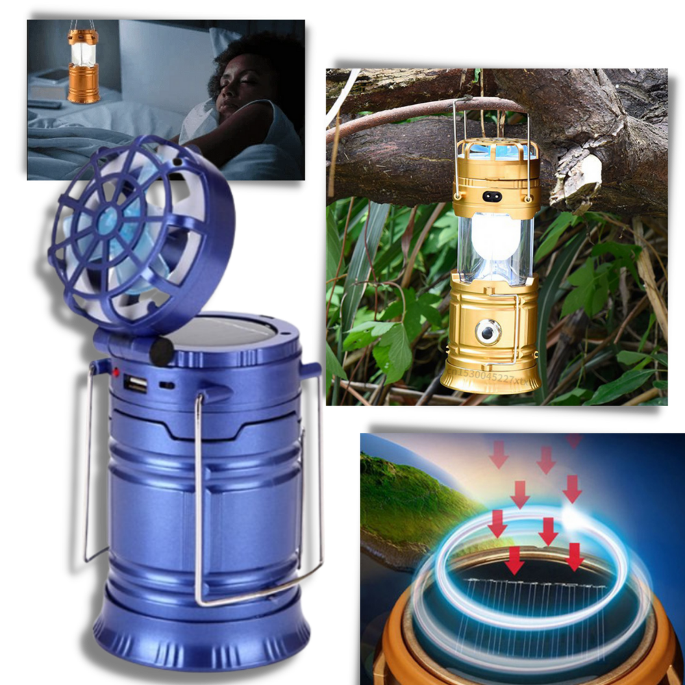 Multifunctional Solar-powered LED Lamp - Ozerty