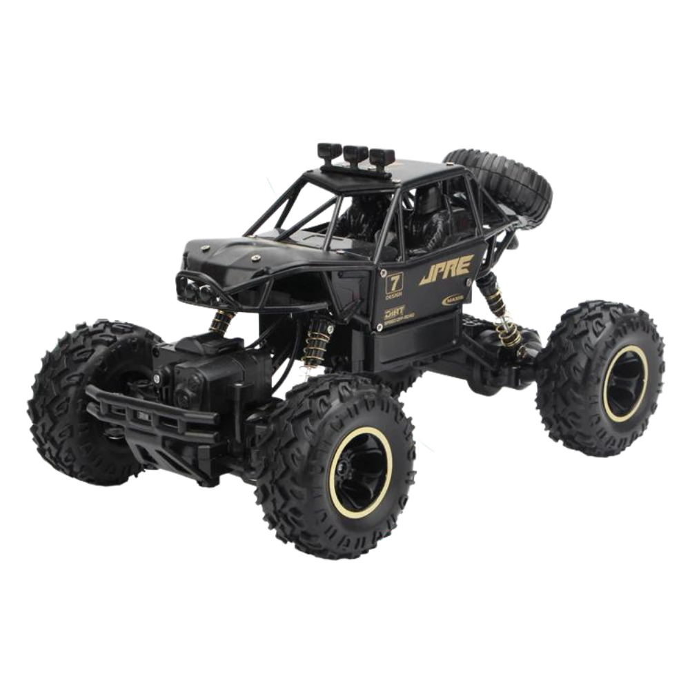 Off-Road 4WD Remote-Controlled Car -Black - Ozerty