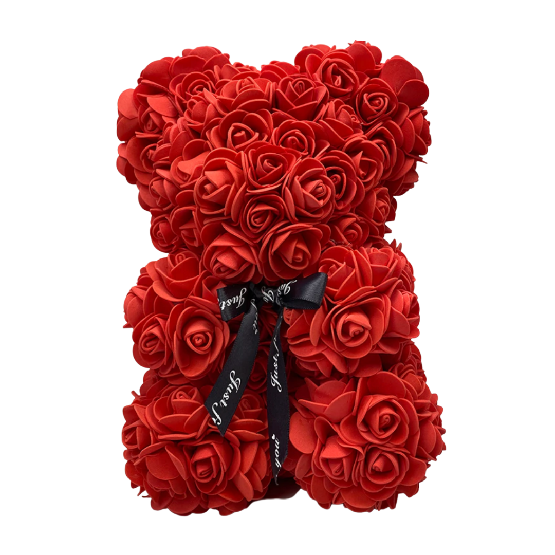 Roses teddy bear -Red - Ozerty