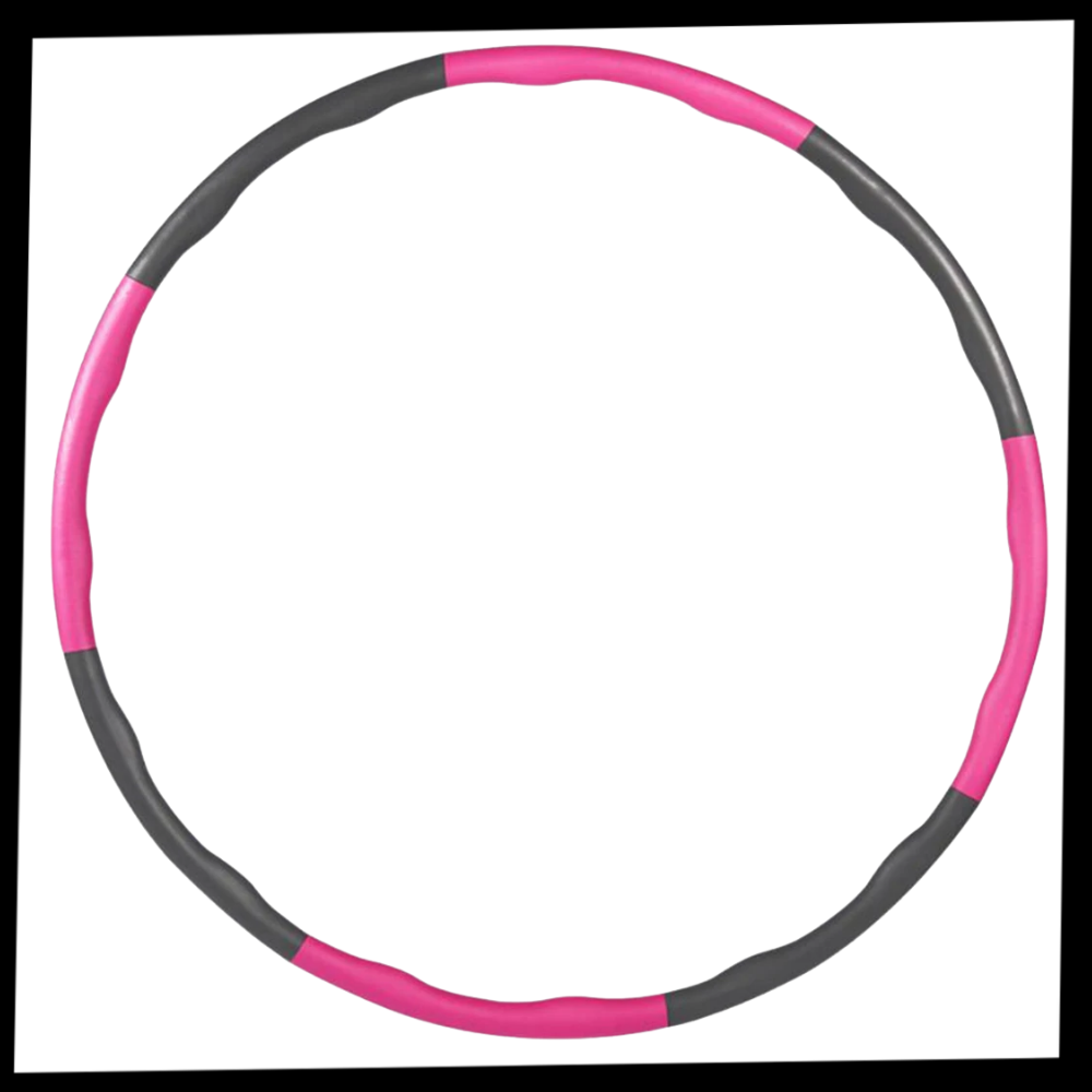 Padded Fitness Hula Hoop Adjustable - Ozerty