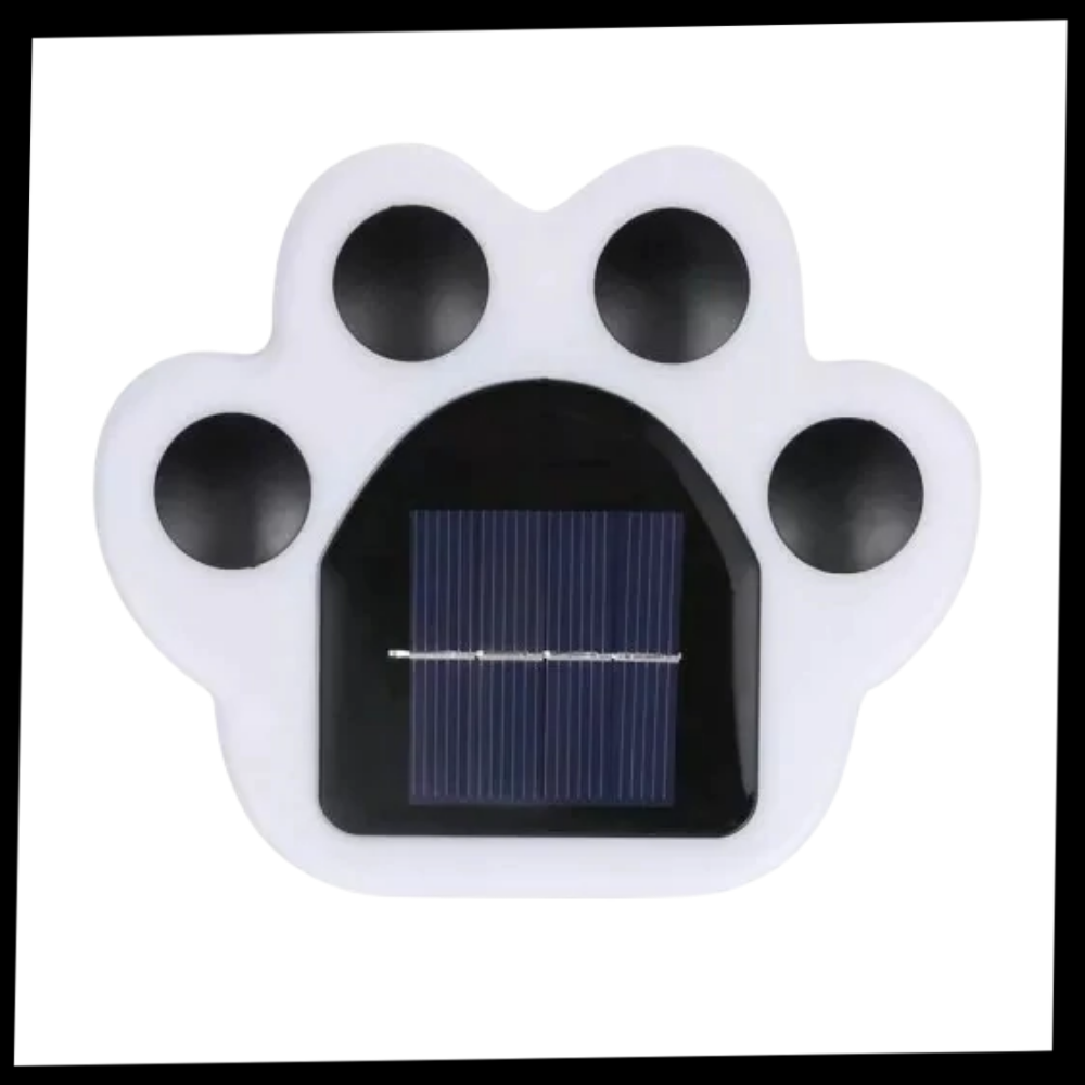 Solar-Powered Paw Print Pathway Light - Ozerty