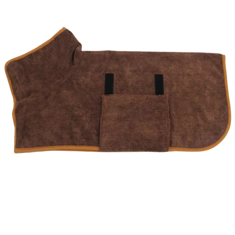 Super Absorbent Pet Bathrobe -Brown - Ozerty