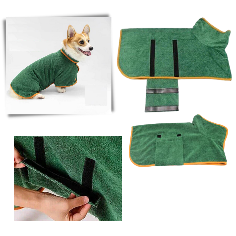 Super Absorbent Pet Bathrobe - Ozerty