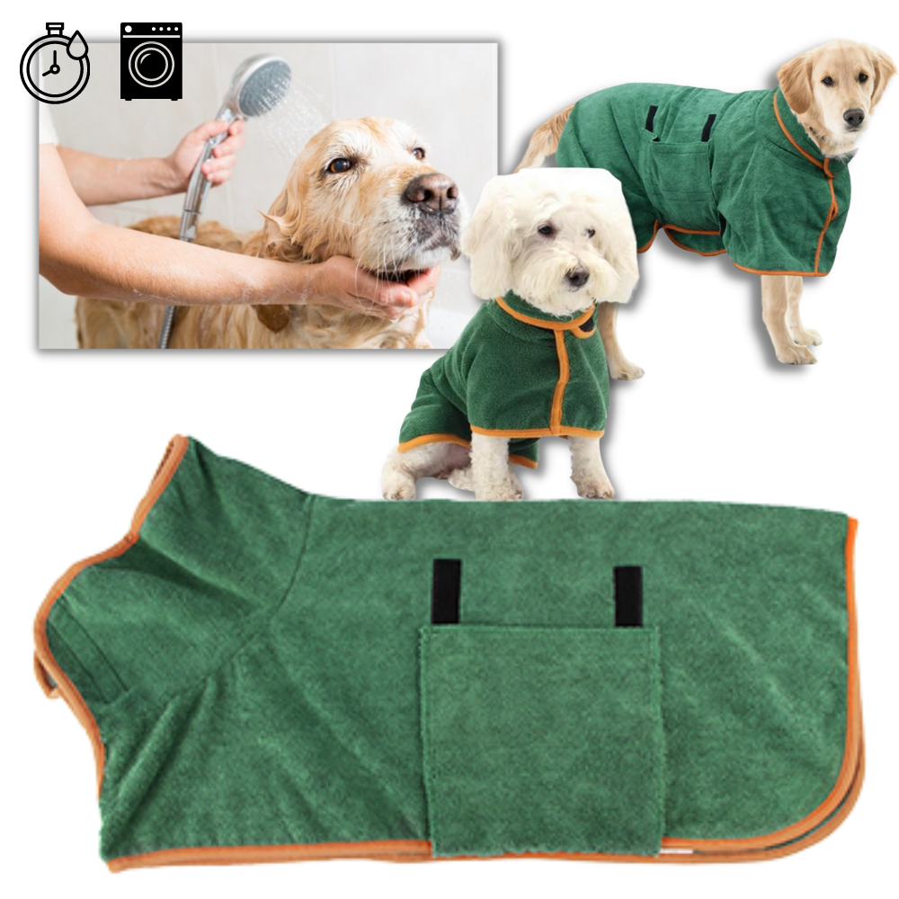 Super Absorbent Pet Bathrobe - Ozerty