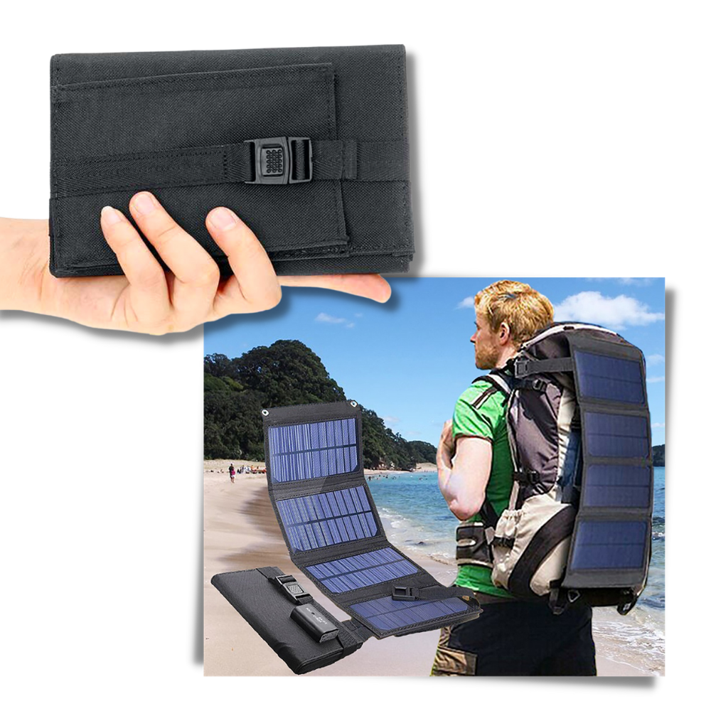 Portable Solar Panel Charger with USB Port - Ozerty