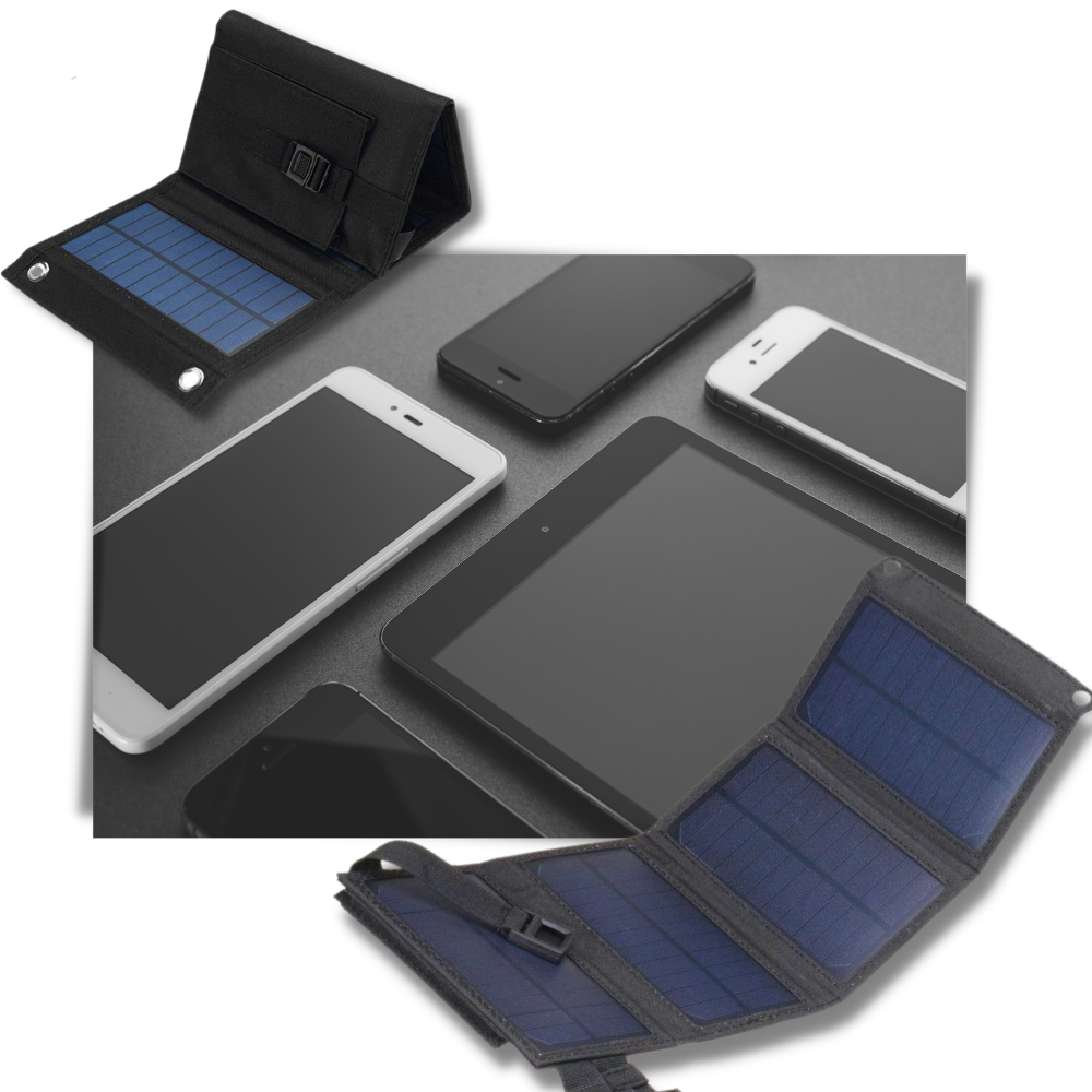 Portable Solar Panel Charger with USB Port - Ozerty