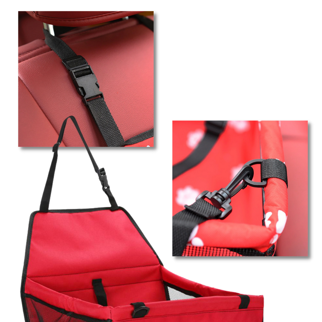 Pet dog car carrier adjustable seat - Ozerty