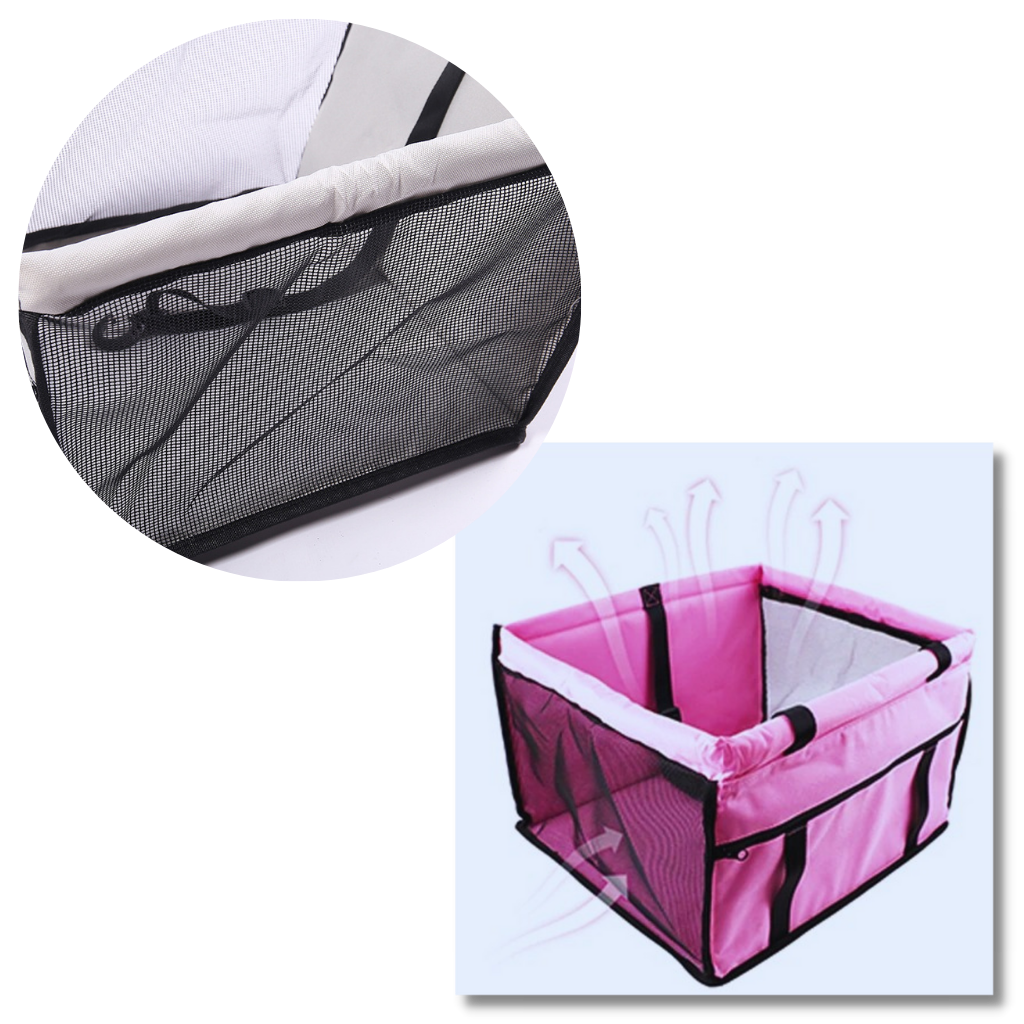 Pet dog car carrier adjustable seat - Ozerty