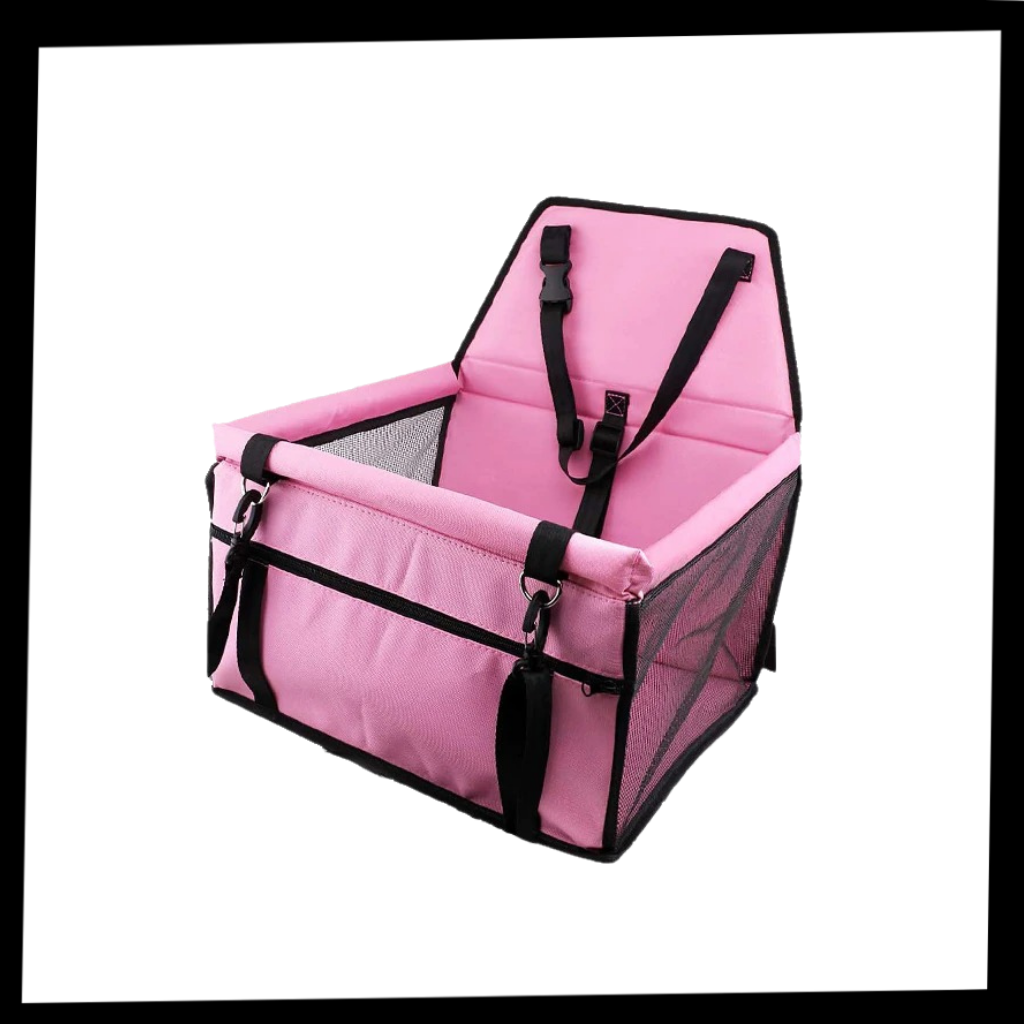 Pet dog car carrier adjustable seat - Ozerty