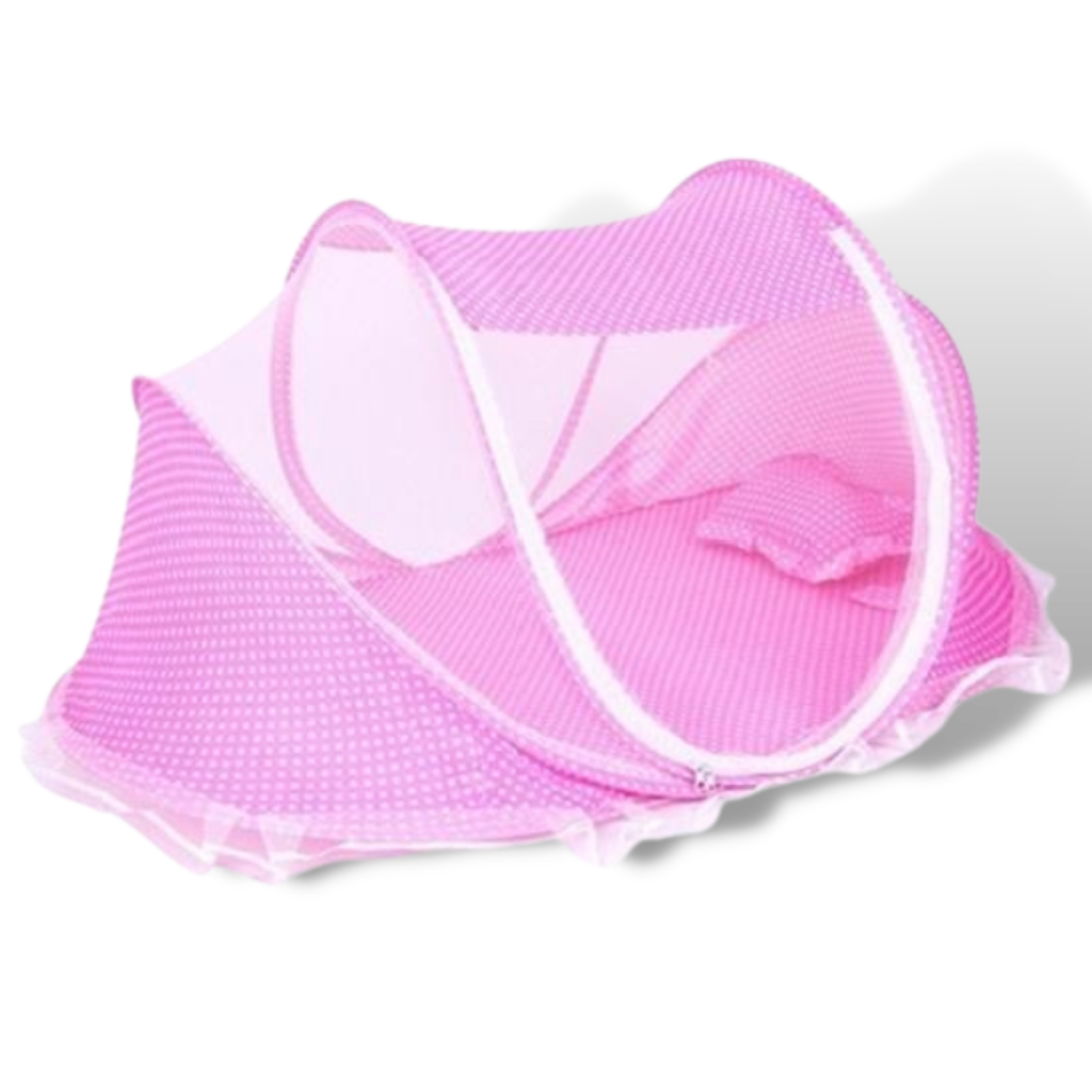 Portable Baby anti-mosquito Bed -Pink - Ozerty