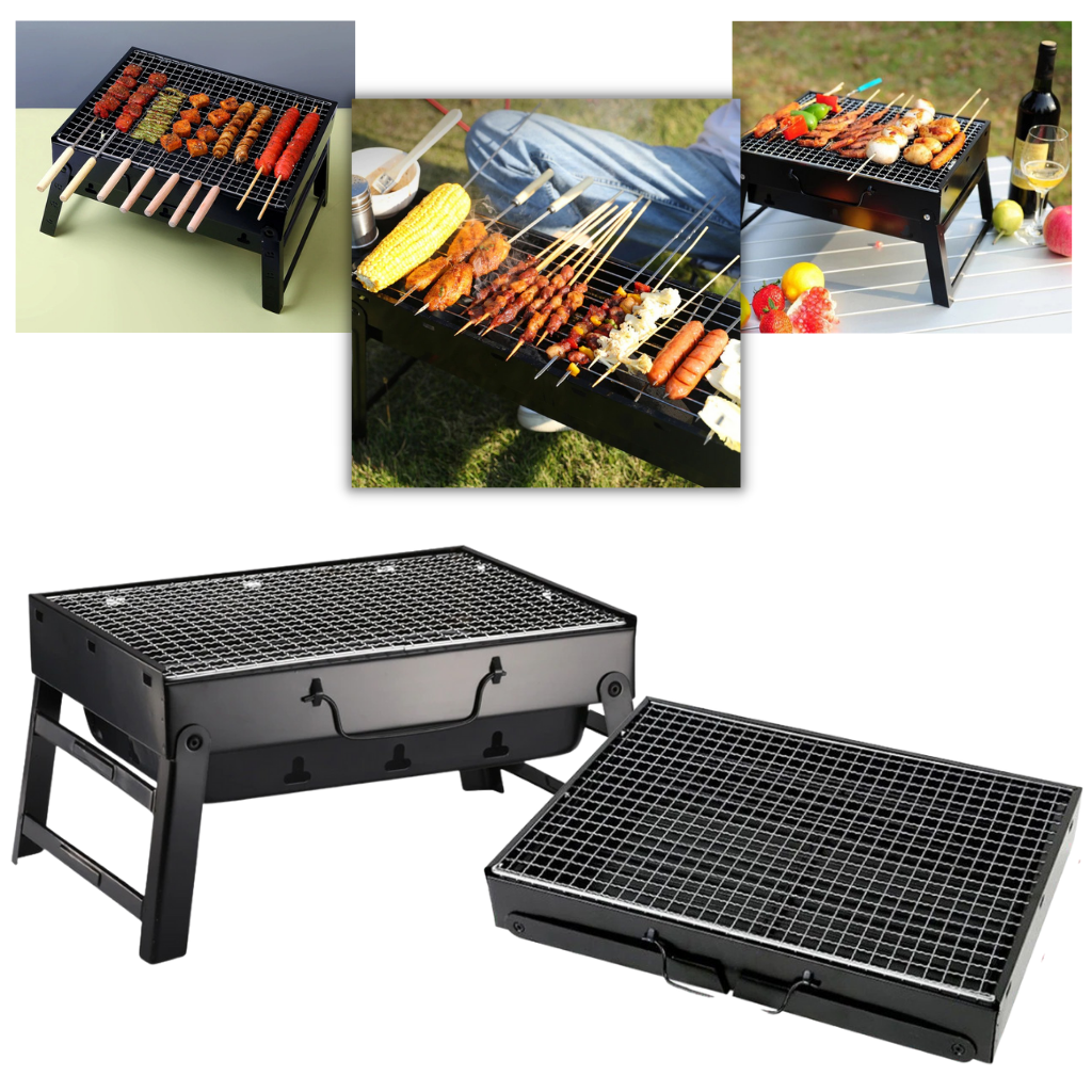 Portable Folding Tabletop Barbecue Grill - Ozerty