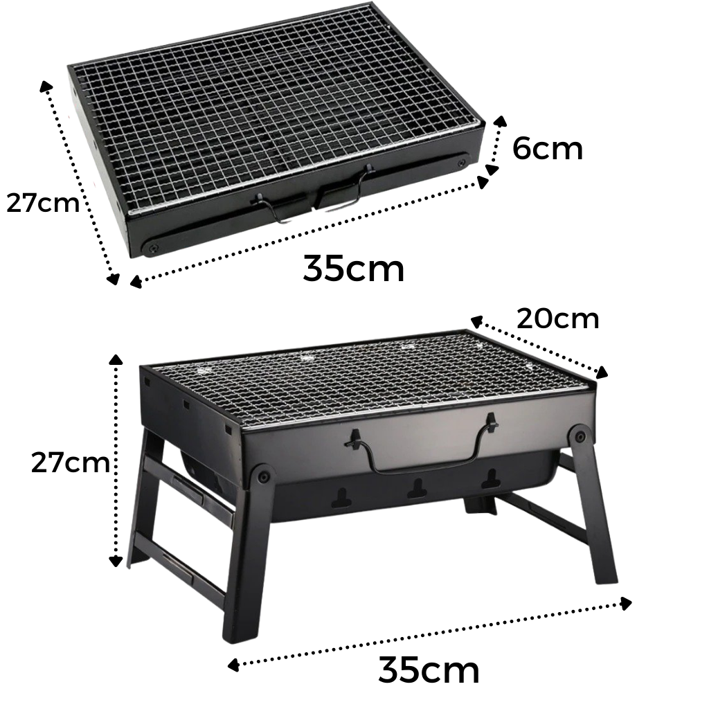Portable Folding Tabletop Barbecue Grill - Ozerty