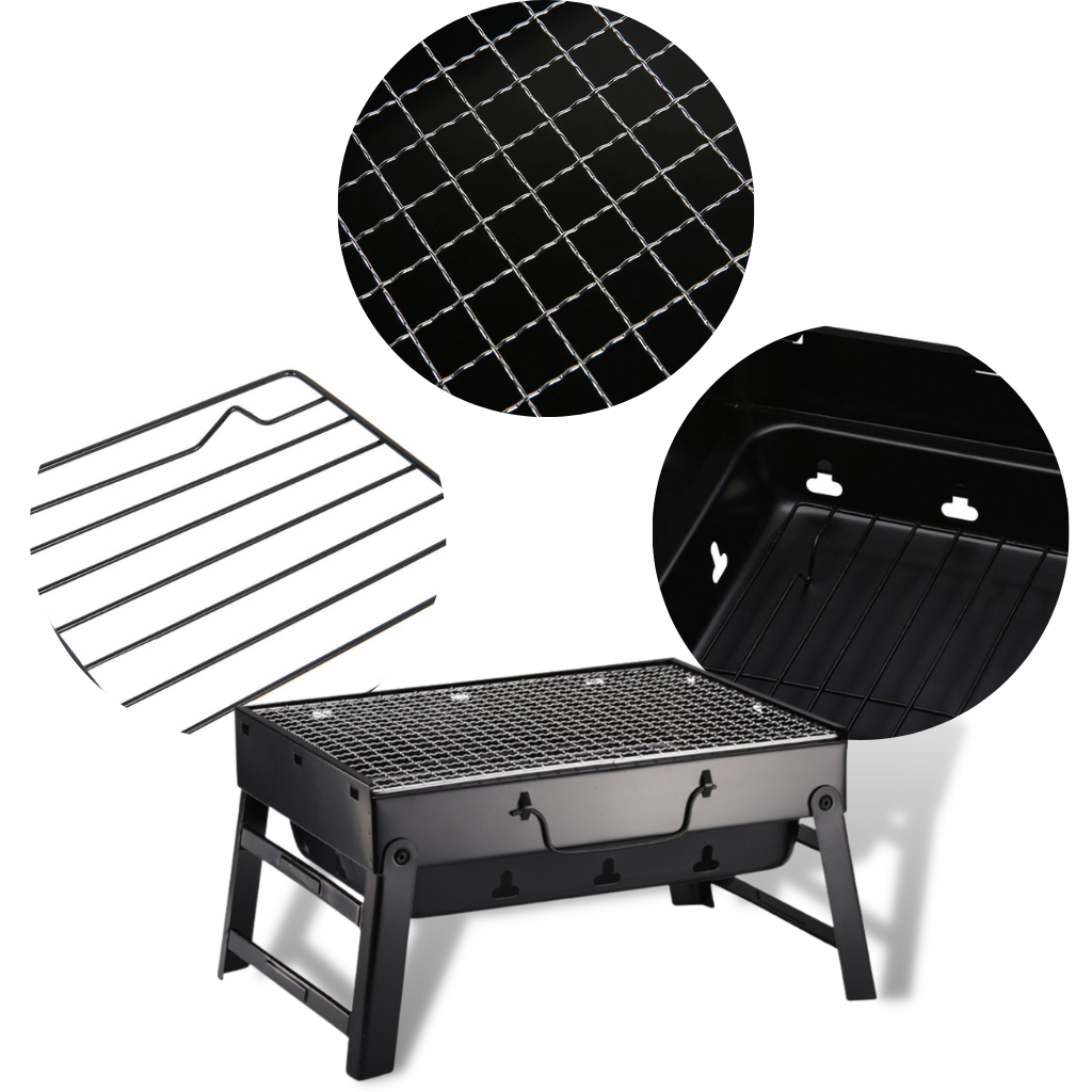 Portable Folding Tabletop Barbecue Grill - Ozerty