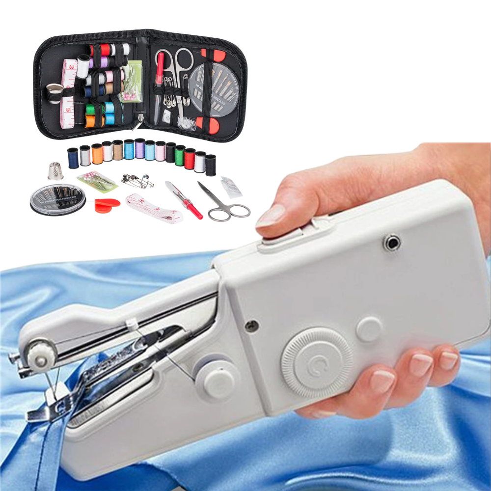 Handheld sewing machine and sewing kit - Ozerty