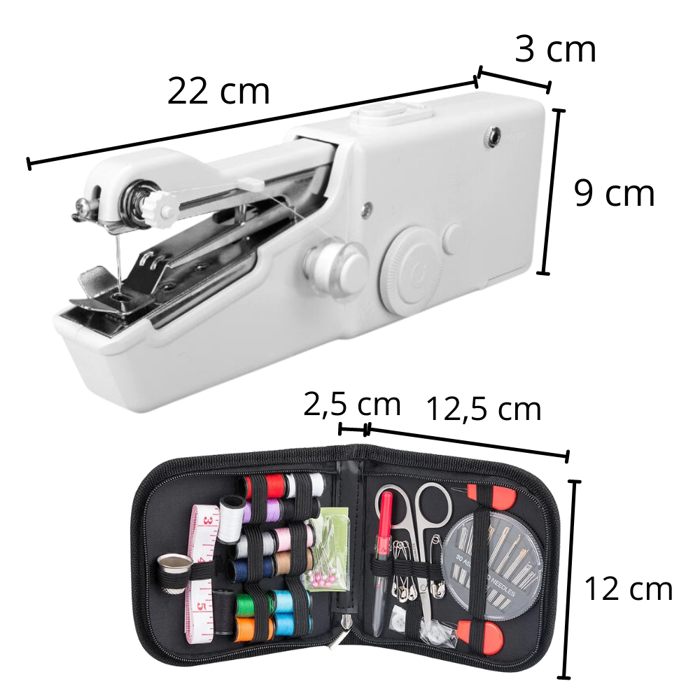 Handheld sewing machine and sewing kit - Ozerty