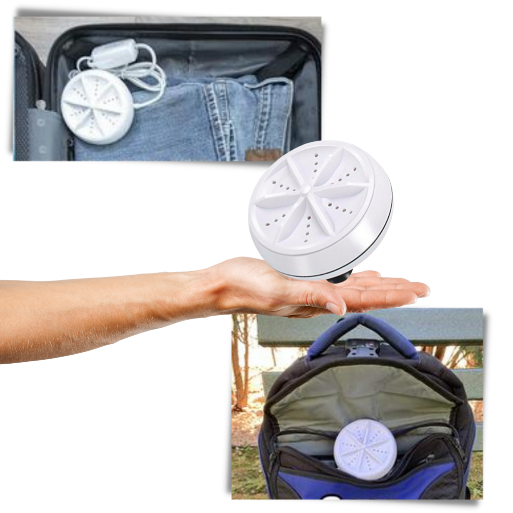 Portable ultrasonic dishwasher & laundry machine - Ozerty