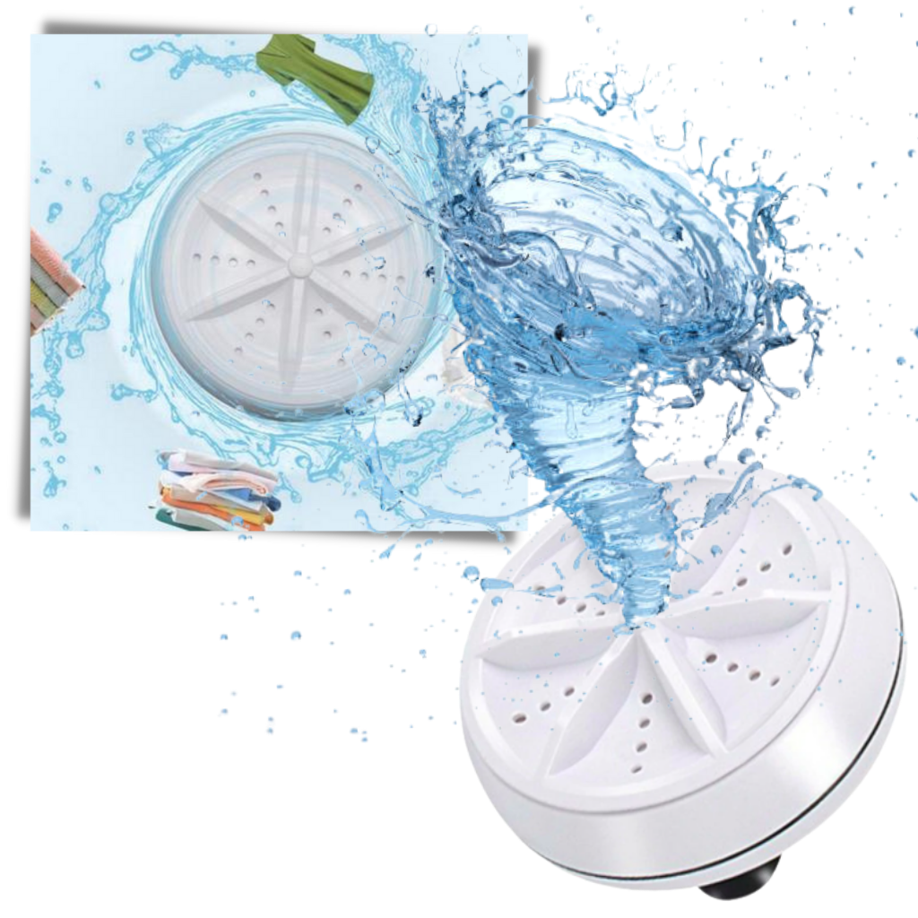 Portable ultrasonic dishwasher & laundry machine - Ozerty