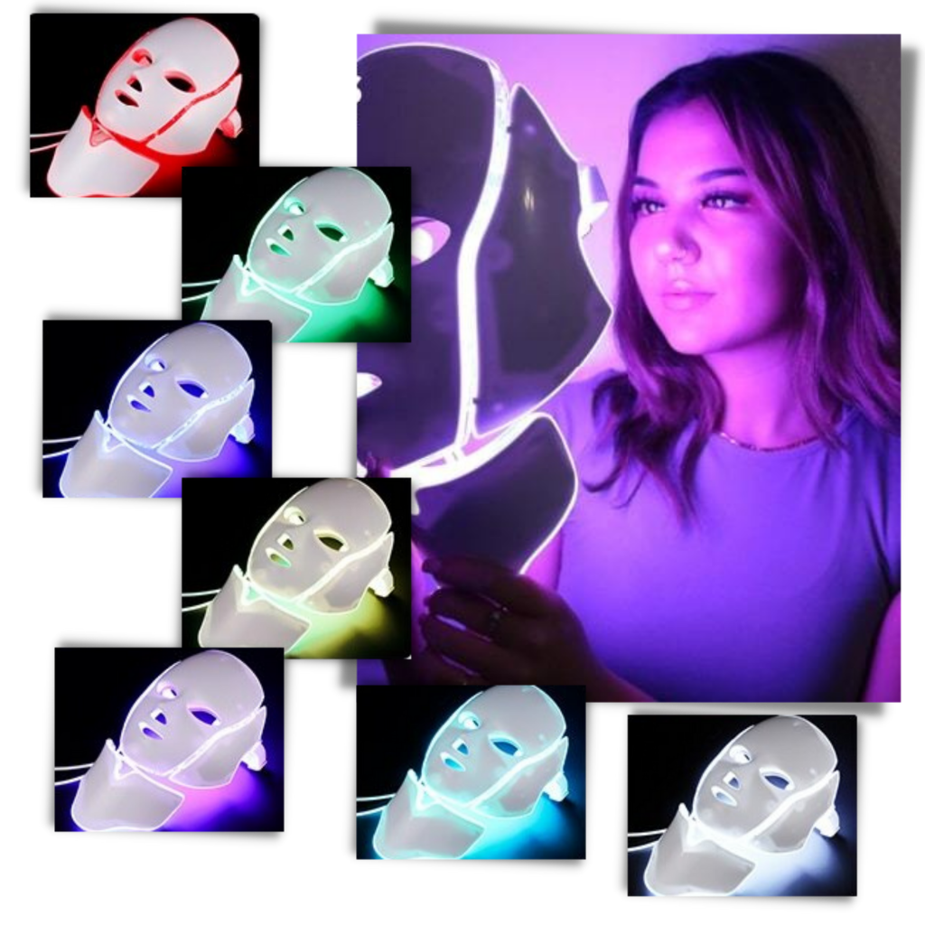 Professional LED Photon Light Therapy Mask - Ozerty