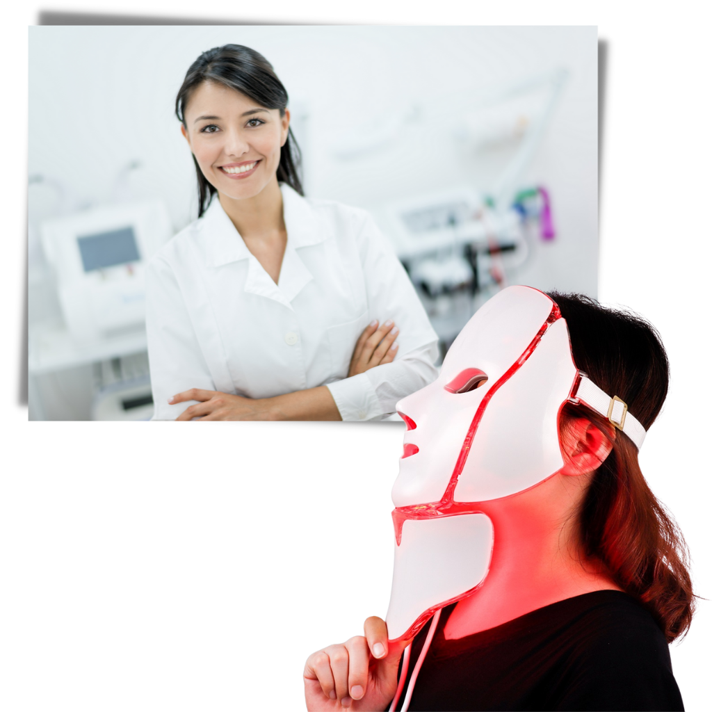 Professional LED Photon Light Therapy Mask - Ozerty