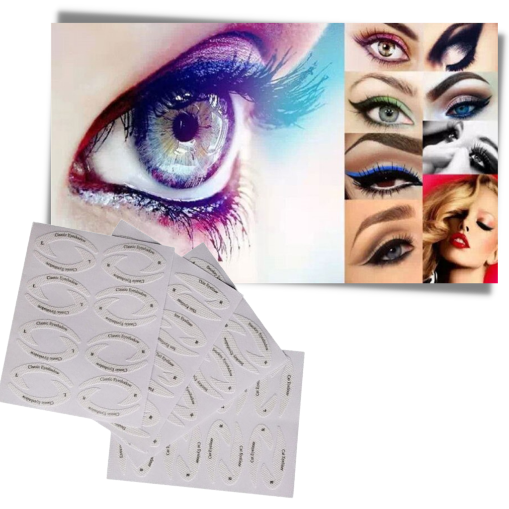 Pack of Quick Eyeliner Stencils - Ozerty