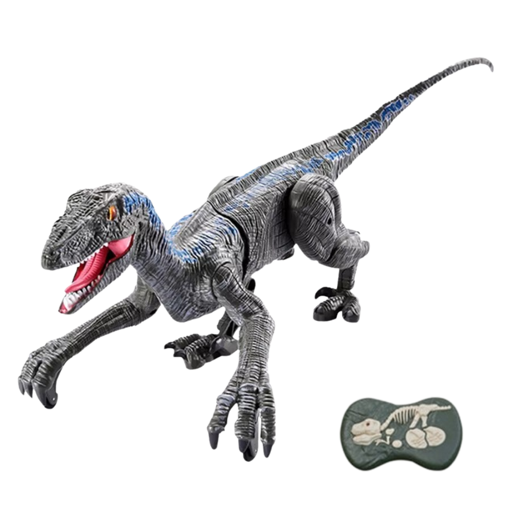 Remote Control Dinosaur Toy -Grey - Ozerty