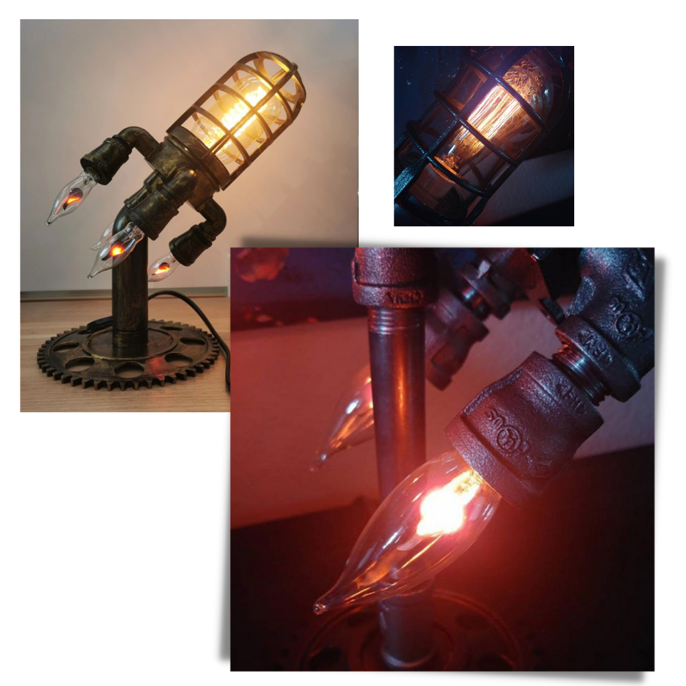 Rocket-shaped LED Lamp - Ozerty