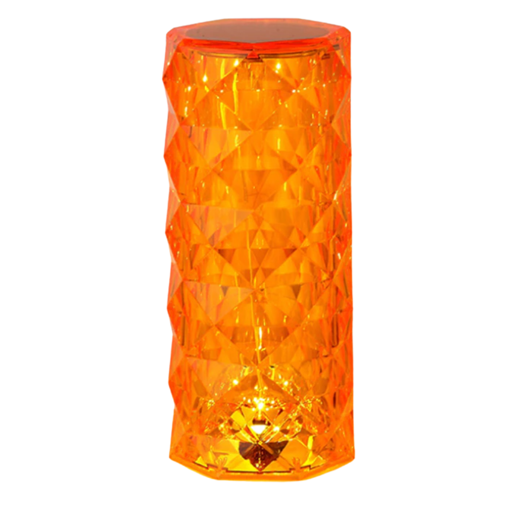 Luxury Crystal Table Lamp -Orange - Ozerty