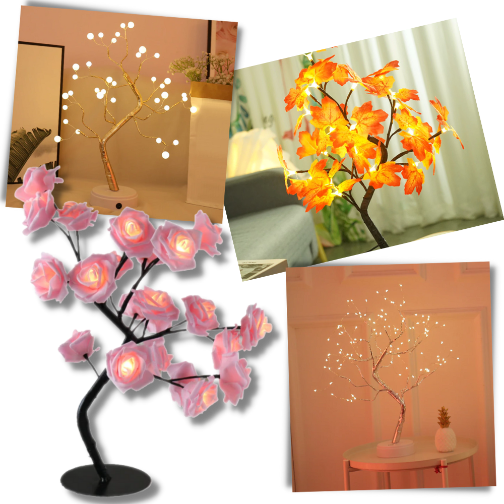 Delightful Rose Tree Lamp - Ozerty