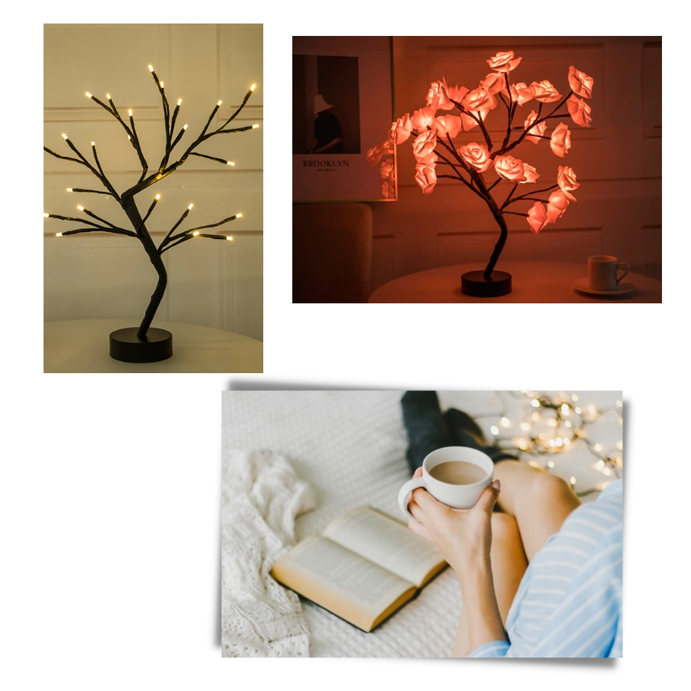 Delightful Rose Tree Lamp - Ozerty