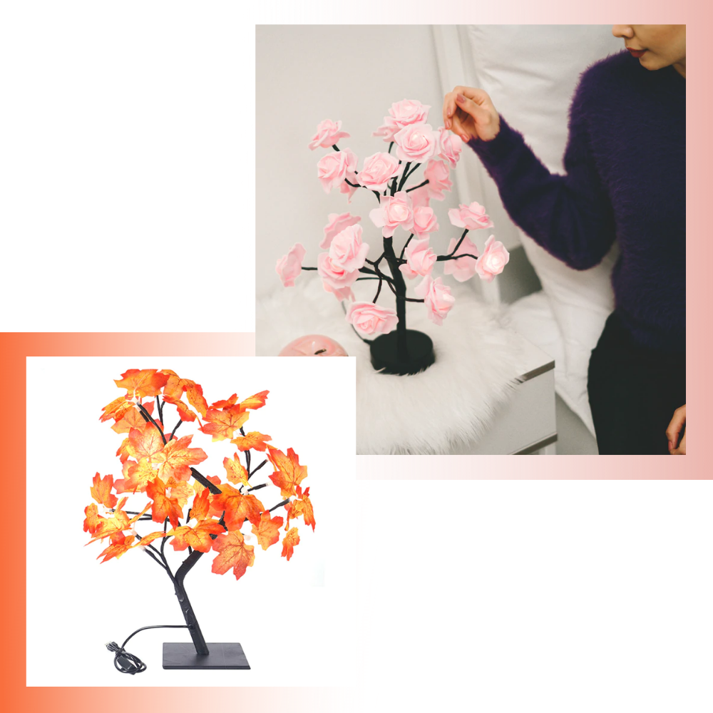 Delightful Rose Tree Lamp - Ozerty