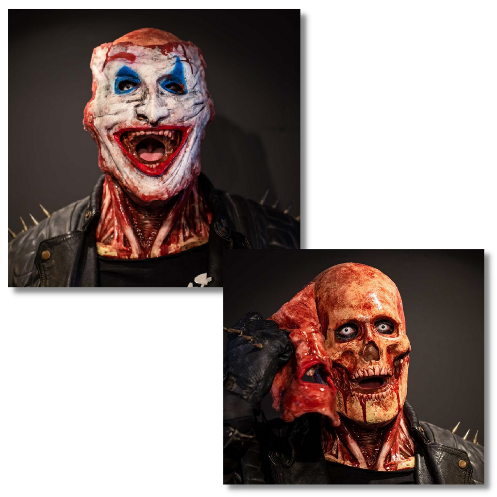 Realistic Halloween Horror Double Mask - Ozerty