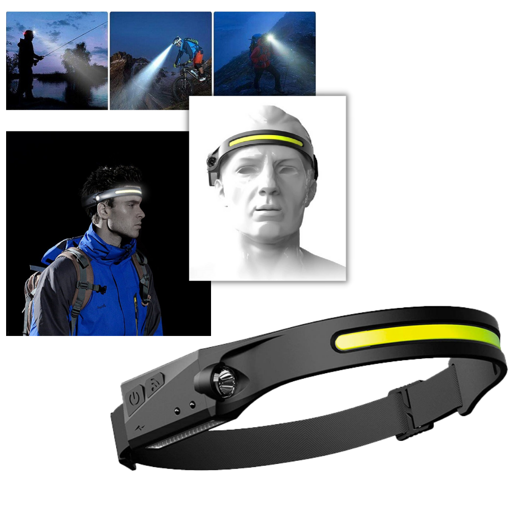 Rechargeable LED Headlamp - Ozerty