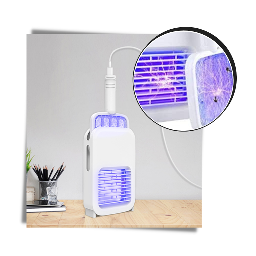 Rechargeable USB LED Electric Mosquito Swatter - Ozerty