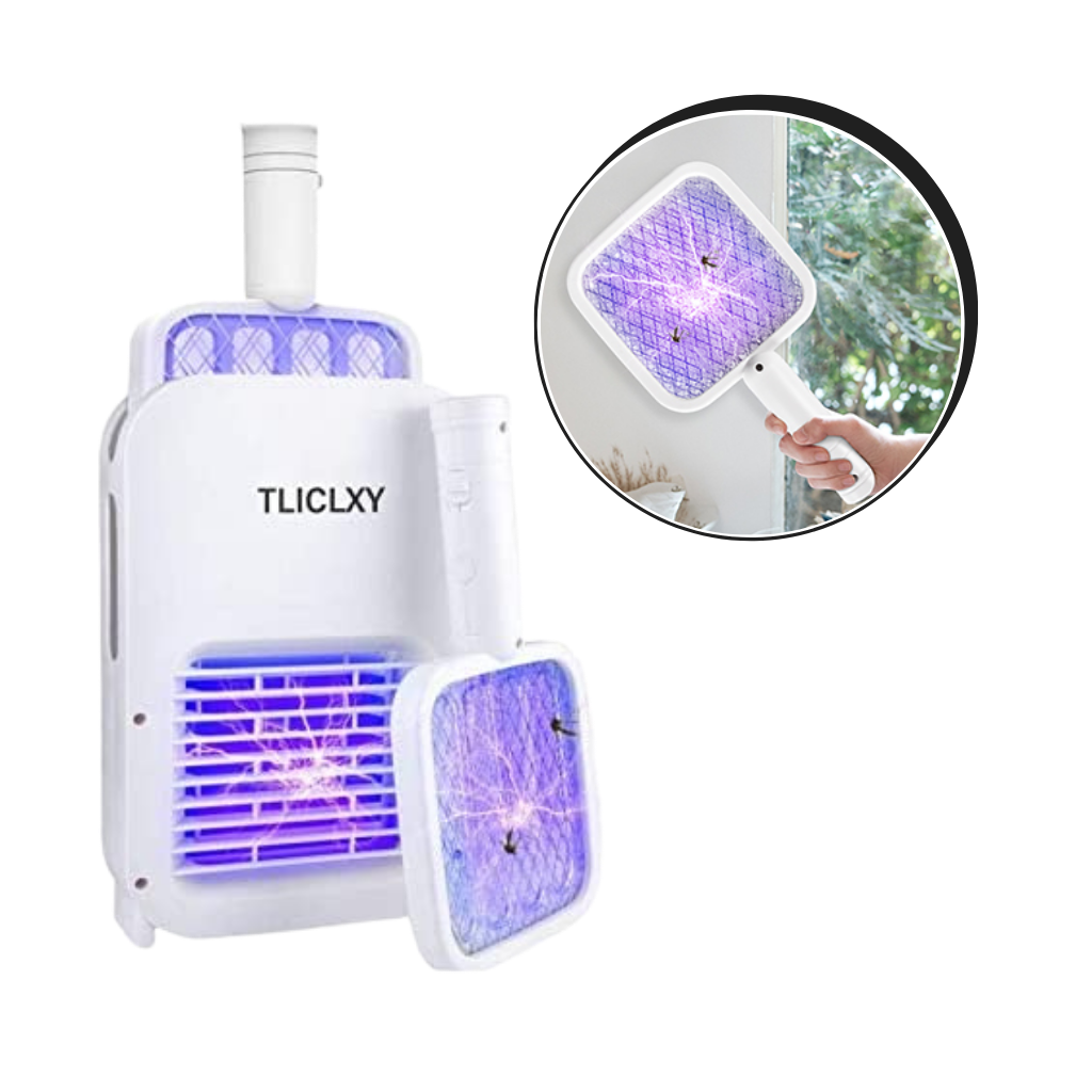 Rechargeable USB LED Electric Mosquito Swatter - Ozerty