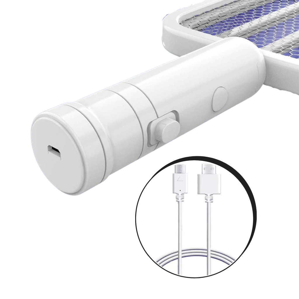 Rechargeable USB LED Electric Mosquito Swatter - Ozerty