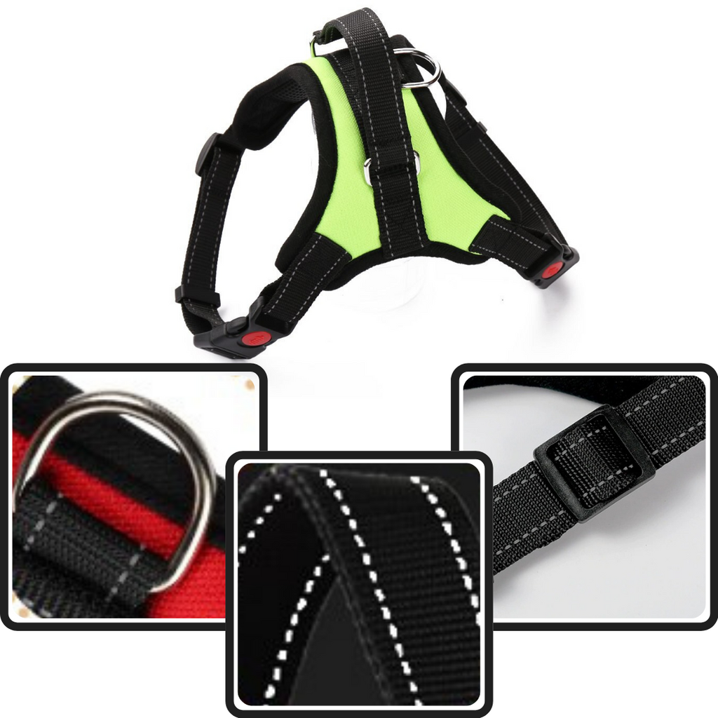 Reflective Adjustable saddle Dog Harness - Ozerty