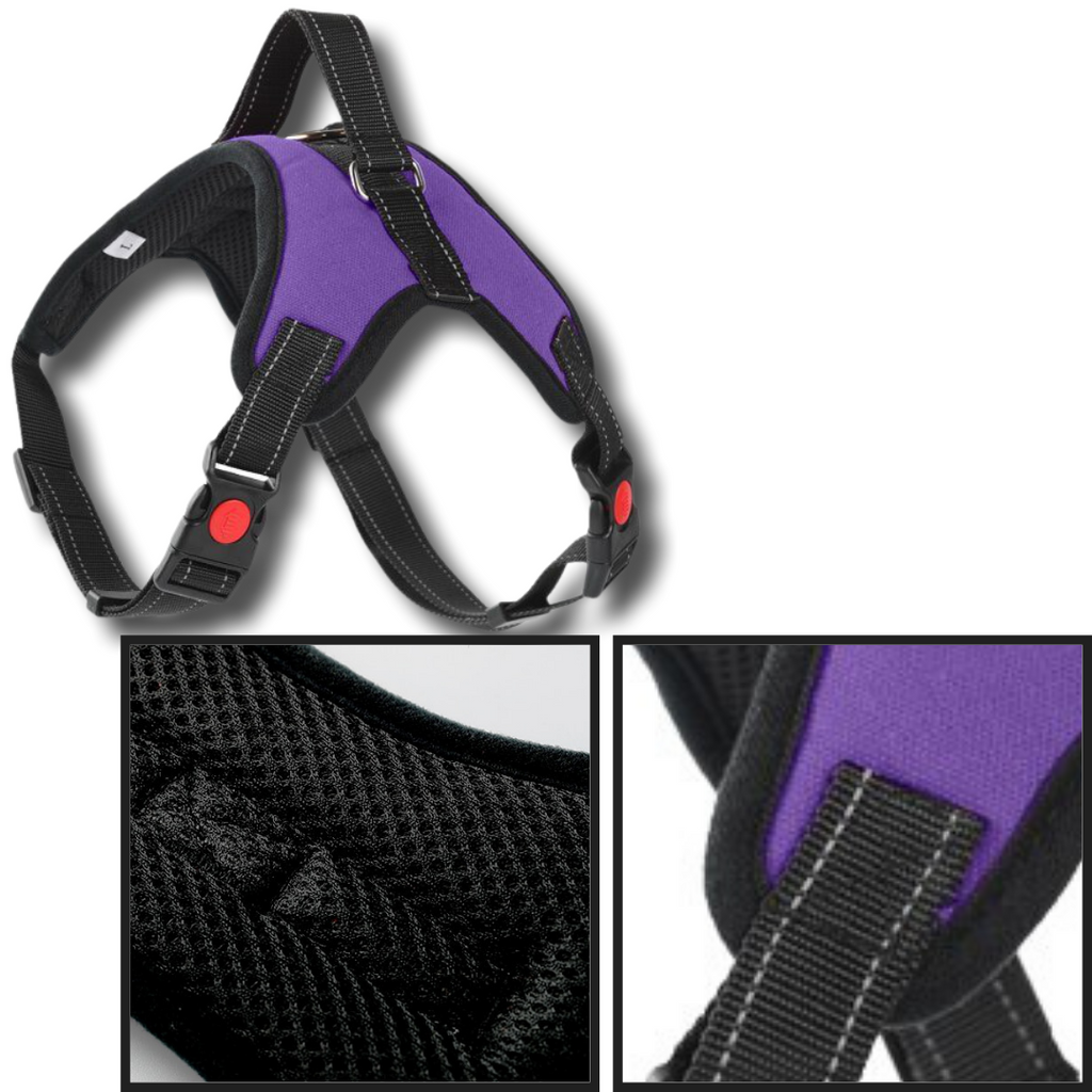 Reflective Adjustable saddle Dog Harness - Ozerty