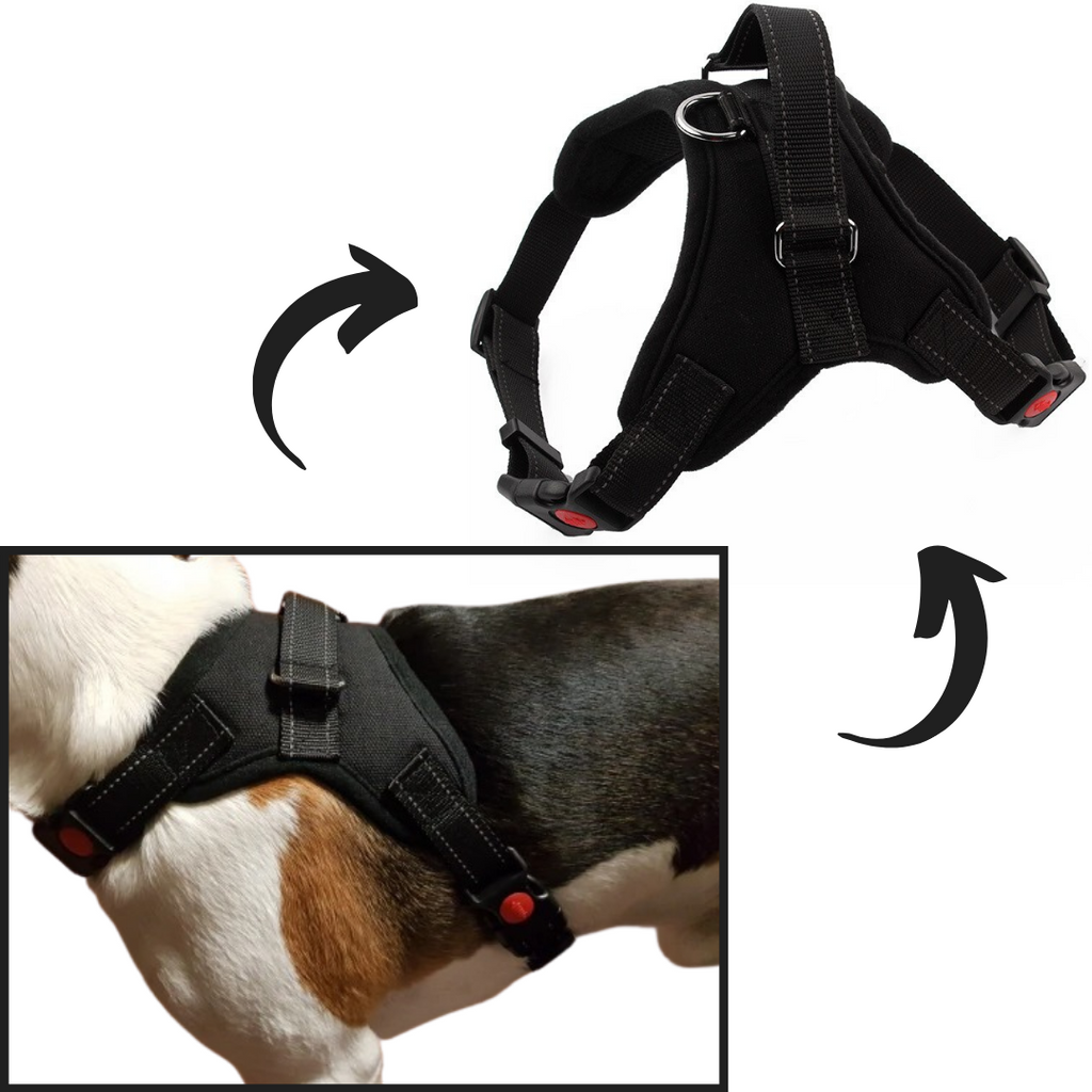 Reflective Adjustable saddle Dog Harness - Ozerty