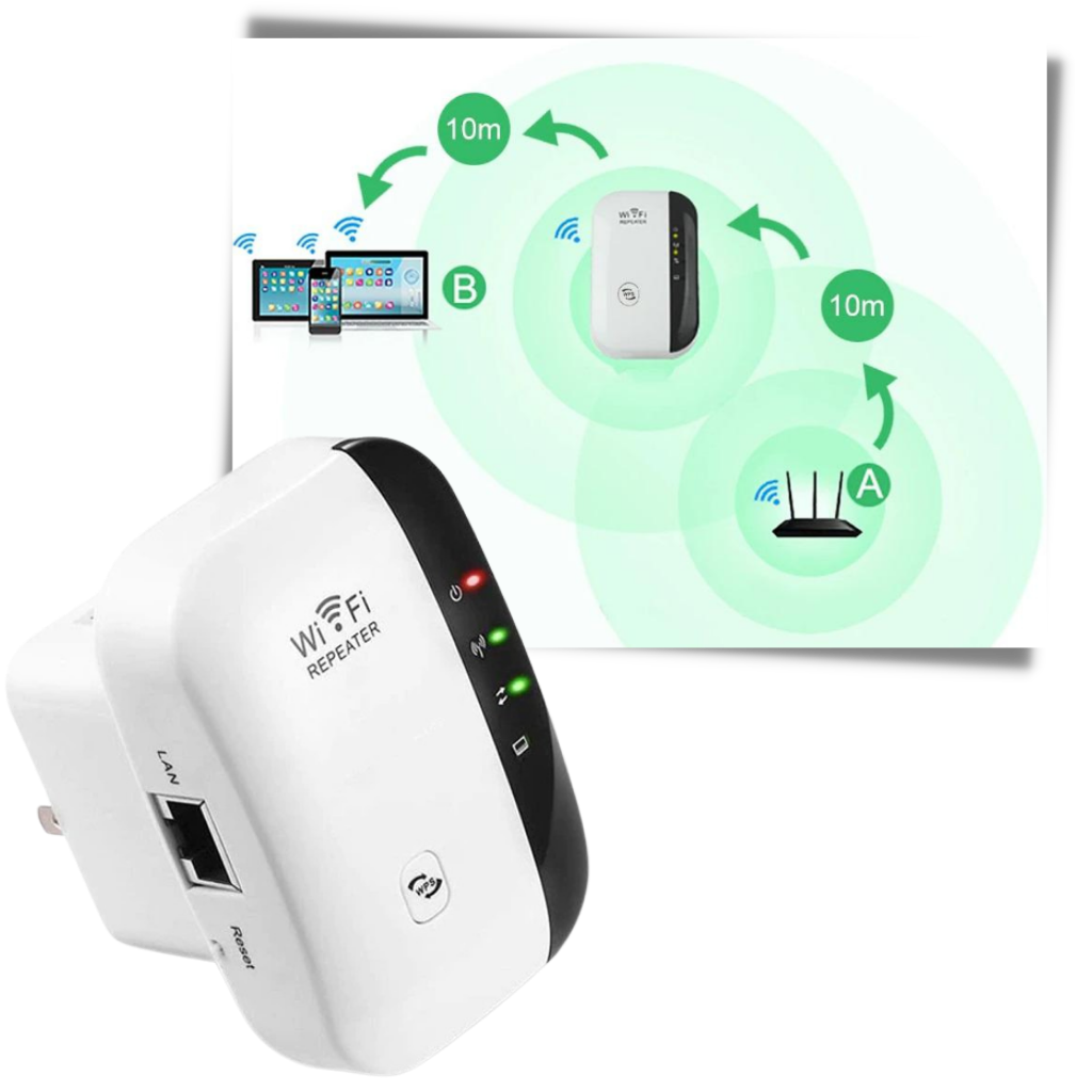 Remote WiFi amplifier and signal booster - Ozerty
