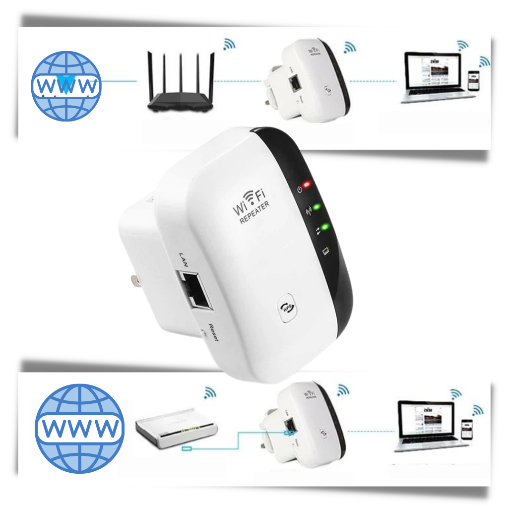 Remote WiFi amplifier and signal booster - Ozerty