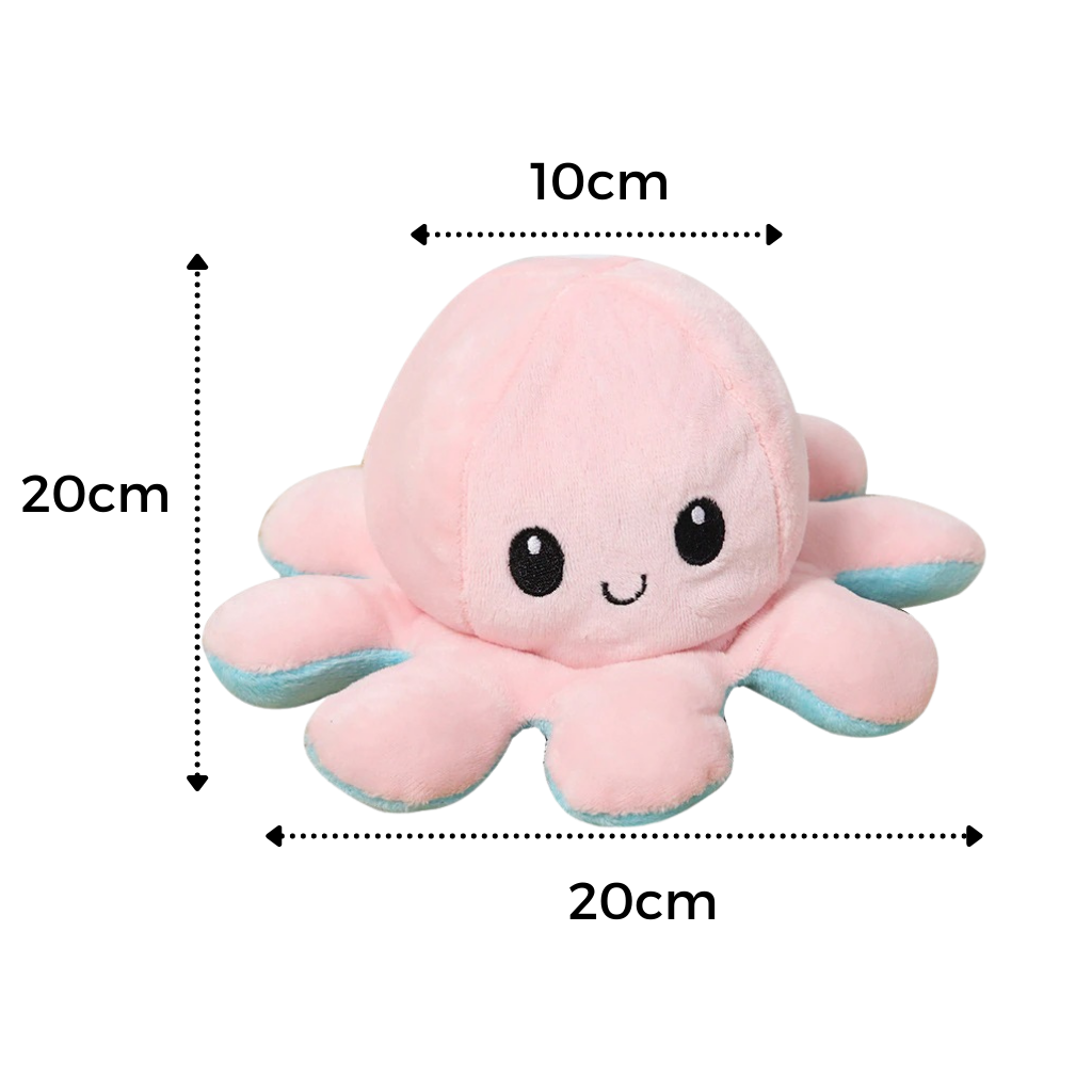 Reversible Mini Octopus Plush toy - Ozerty