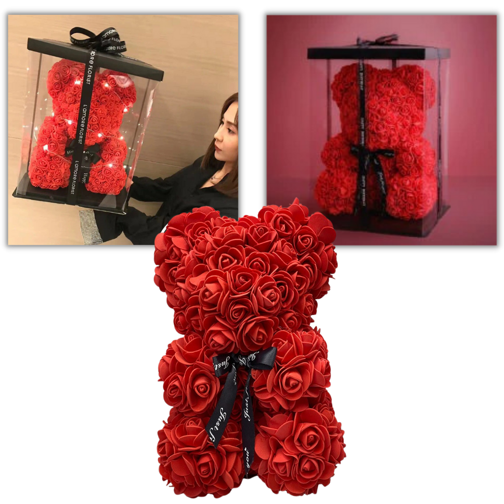 Roses teddy bear - Ozerty