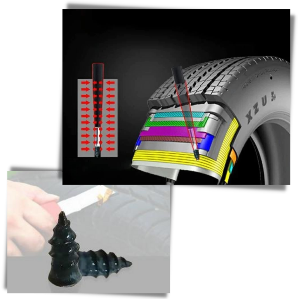 Rubber tire repair nails - Ozerty