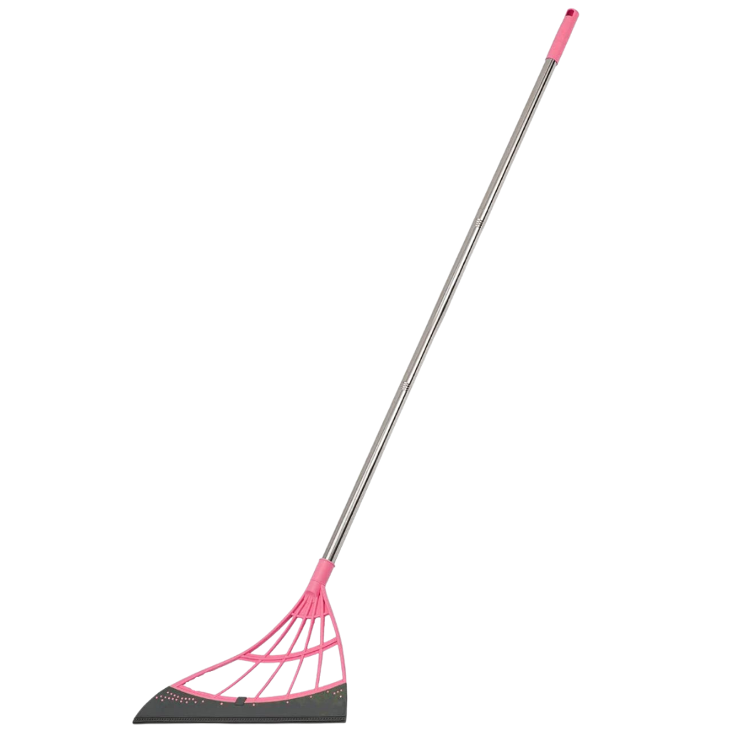 Telescopic rubber sweeper -Pink - Ozerty