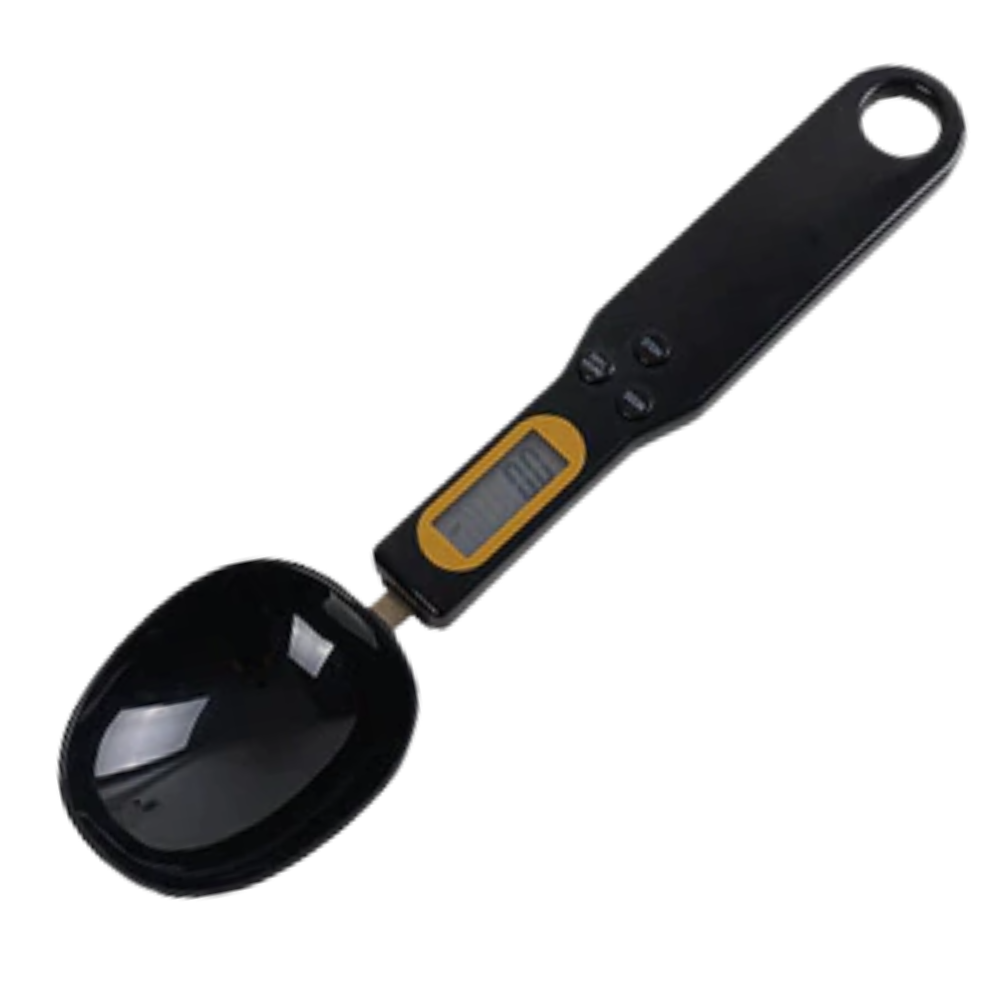 Measuring Scale Spoon with LCD Display -Black - Ozerty