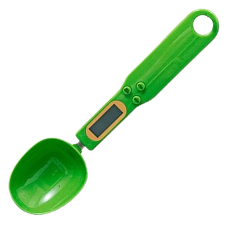 Measuring Scale Spoon with LCD Display -Green - Ozerty