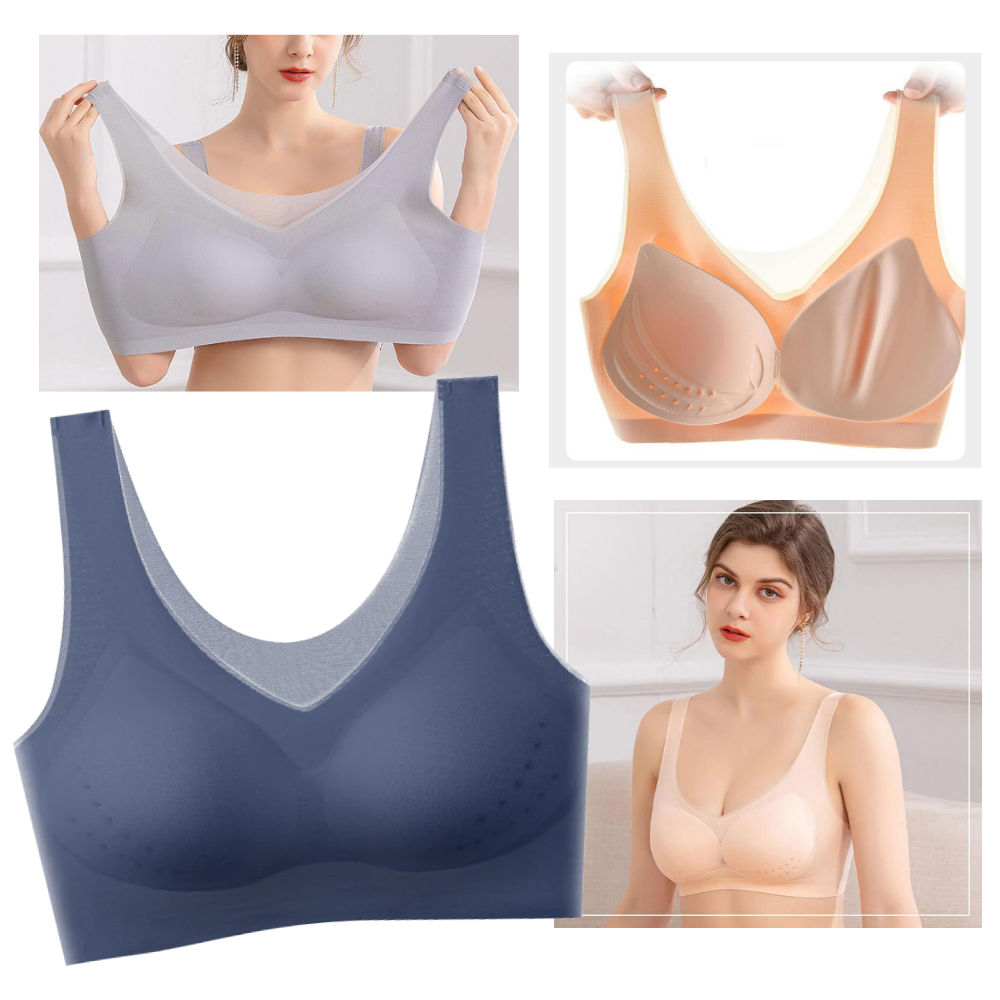 Ultra-Thin Ice Silk Seamless Bra - Ozerty