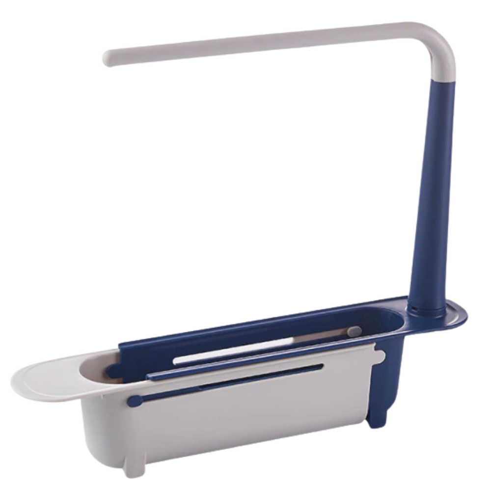 Extendable Storage Rack for Sink -Blue - Ozerty